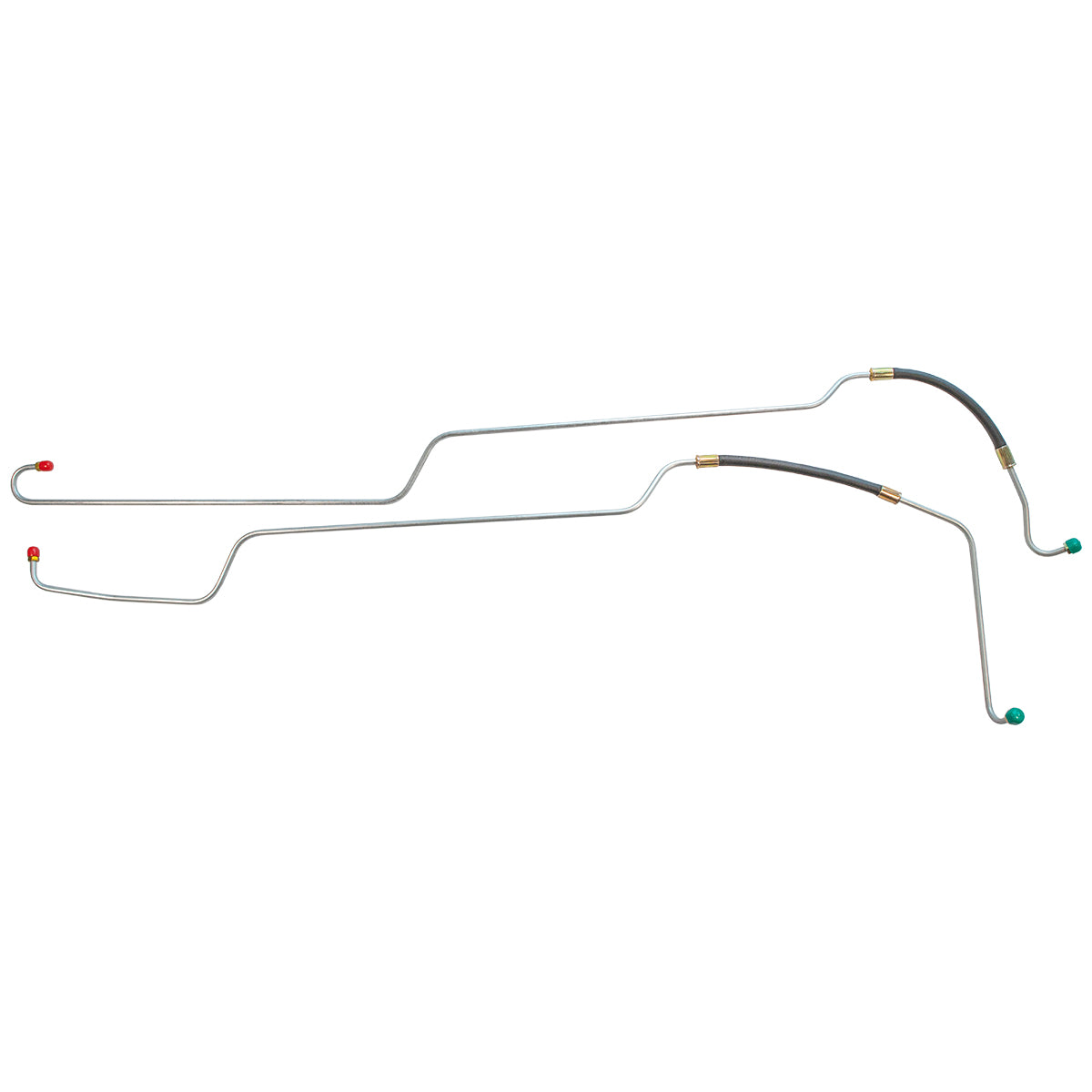 1958-60 Ford Thunderbird Cruise-O-Matic 5/16" Trans Cooler Lines 2pc, OE Steel