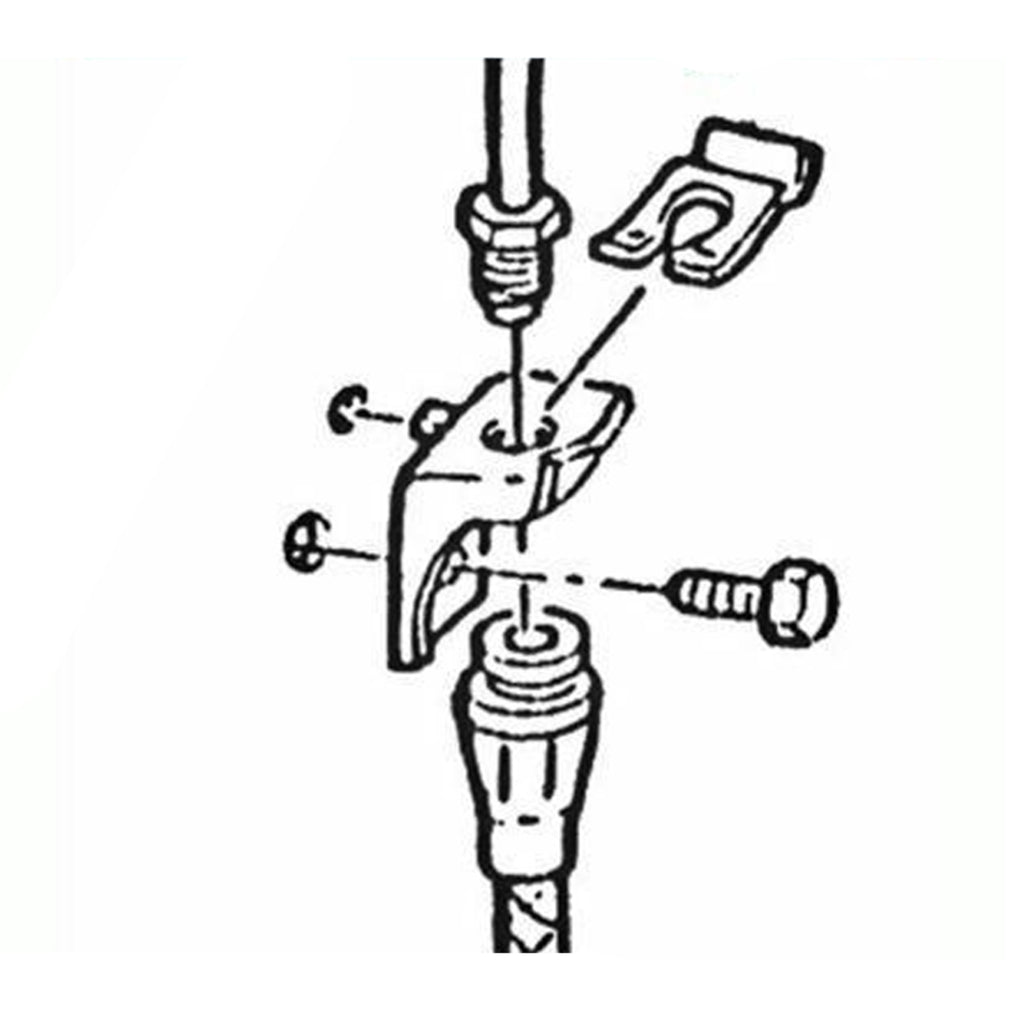 1969-72 GM A-body Disc Brake Hose Bracket, Pair