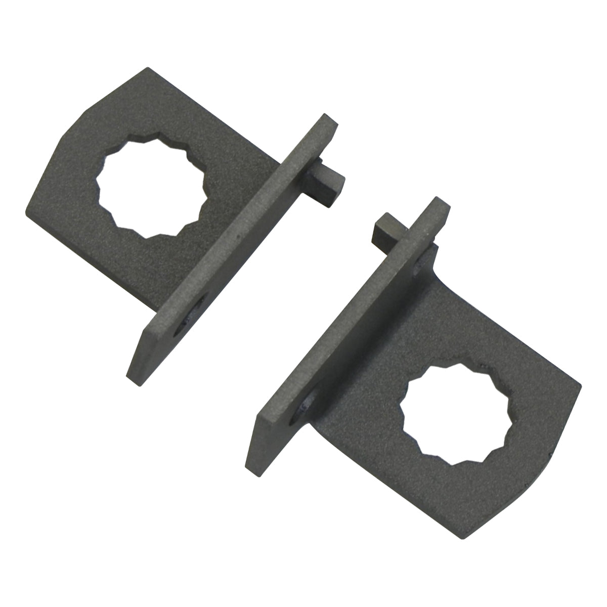 1967-68 Chevrolet Impala Front Hose Brackets At Frame For Disc Or Drum, Pair