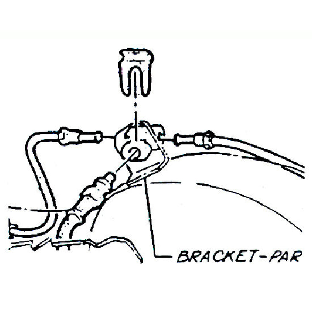 GM Rear Hose Tee, Ea