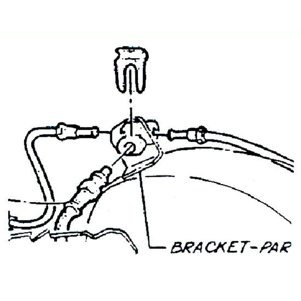 GM Rear Hose Tee, Ea