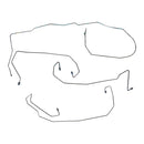 2006-2011 Chevrolet HHR, Rear Drum, Non ABS, Front Brake Line Kit, 4pc, OE Steel