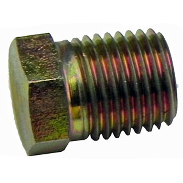 1/4" NPT Male Plug Plated Steel