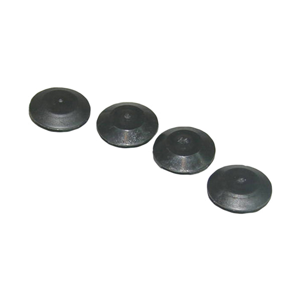 1964-79 GM 4 Speed Bell Housing Black Plastic Plugs 4pc