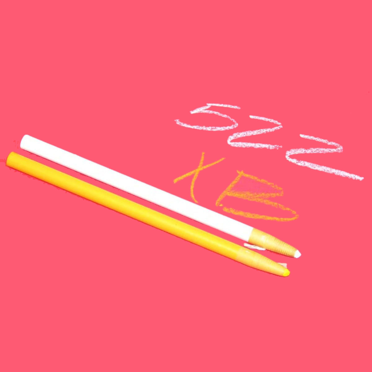 1962-79 Grease Pencil Kit 2pc 1 white, 1 yellow