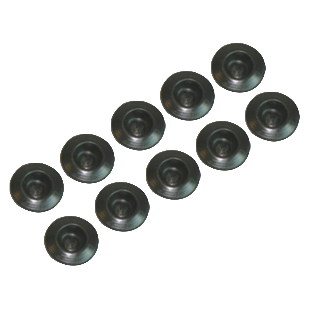 1968-72 Pontiac GTO Inner Fender Plugs Black 10pc