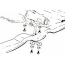 1964-72 GM A-Body Trans Mount To Cross Member Bolts Kit 6pc