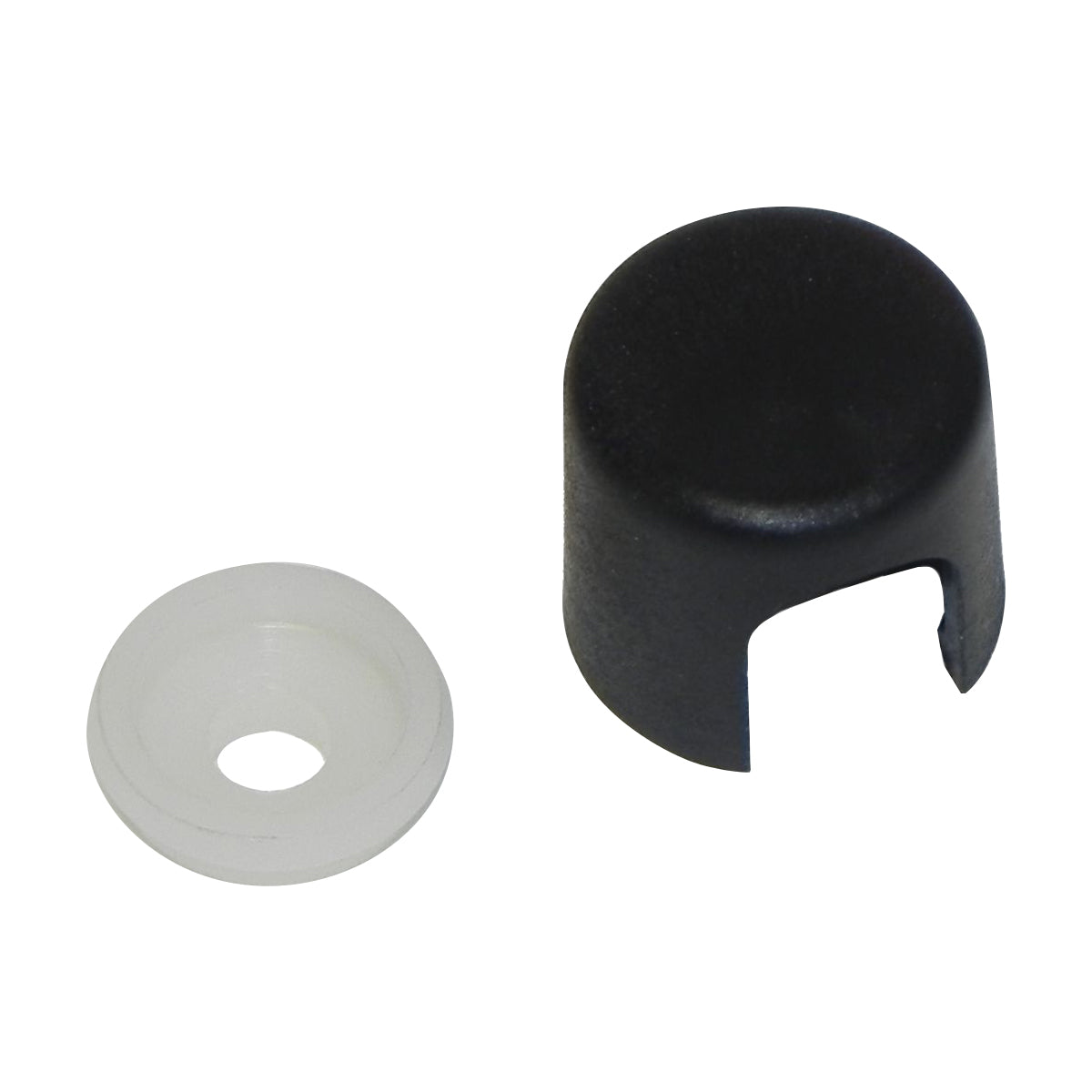 1961-78 GM Alternator Black Cap & Hold Down Spacer 2pc