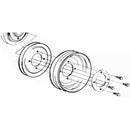 1968-72 Pontiac A-Body Lower Engine Pulley Bolts 4 pc