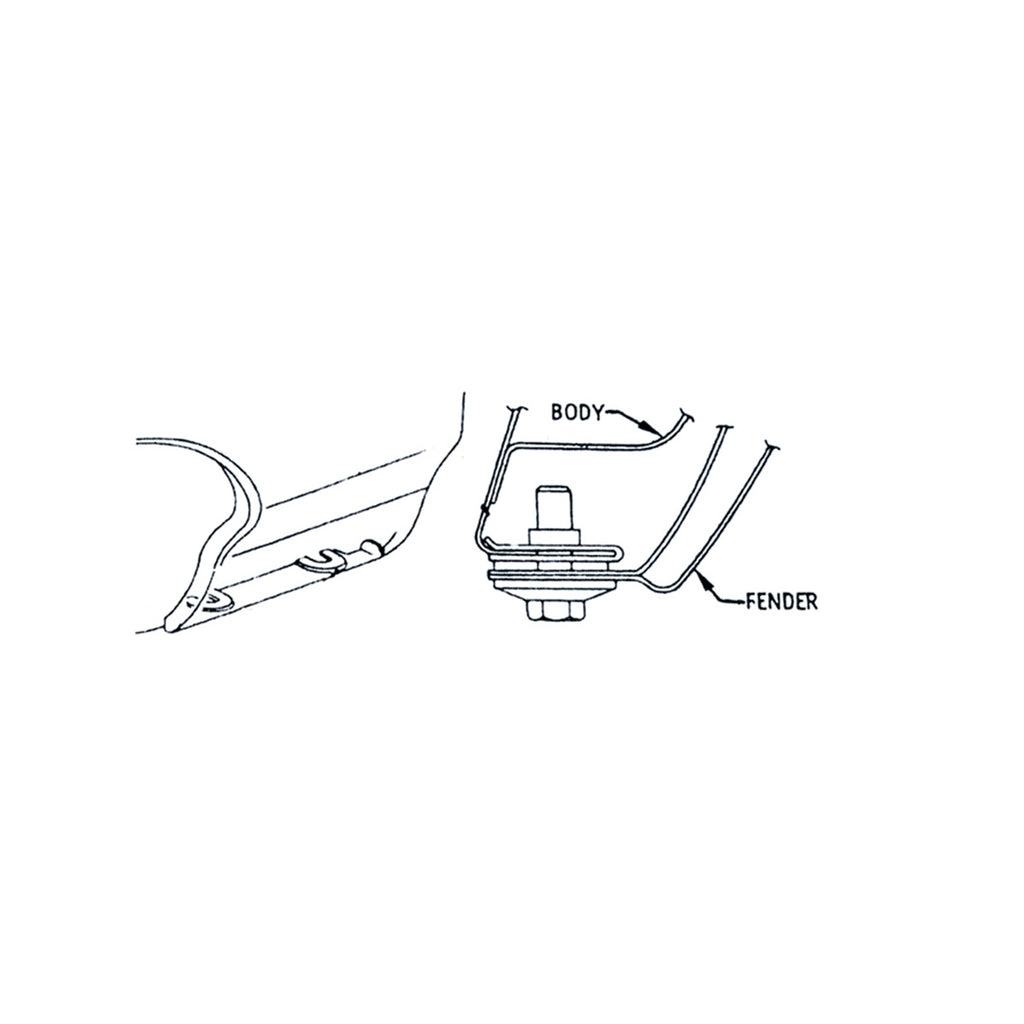 1968-72 GM A-Body Chevelle GTO 442 GS Lower Fender Hardware Kit 14pc