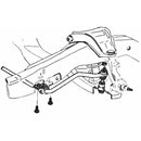 1970-78 GM Front Sway Bar Collar Bolts 4pc