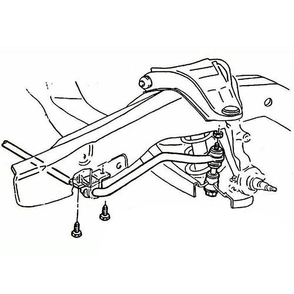 1964-72 GM A-Body Sway Bar End Links 22pc