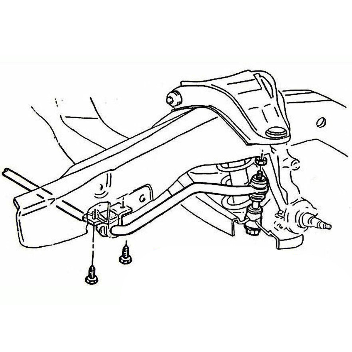 1964-72 GM A-Body Sway Bar End Links 22pc