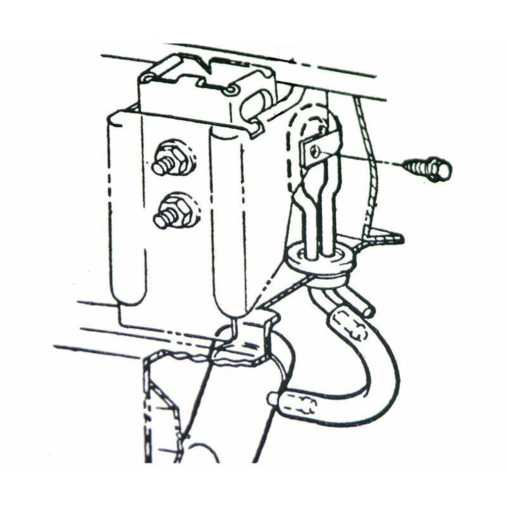 1965-70 Pontiac GTO LeMans Trunk Vent Tube Rubber Seal 1pc