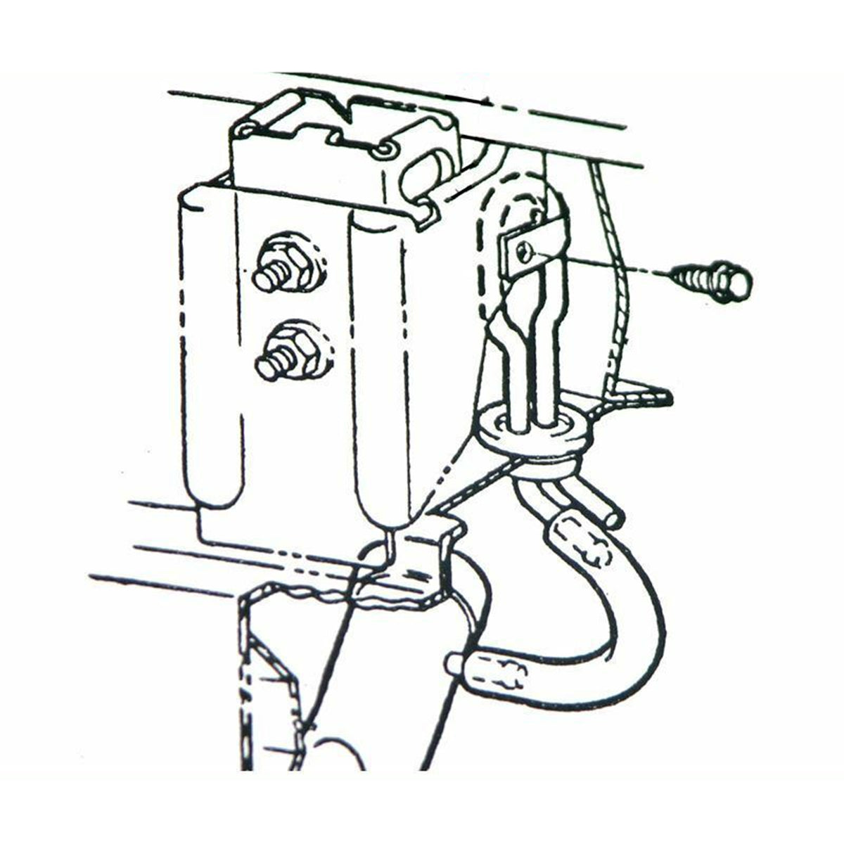 1965-70 Pontiac GTO LeMans Trunk Vent Tube Rubber Seal 1pc