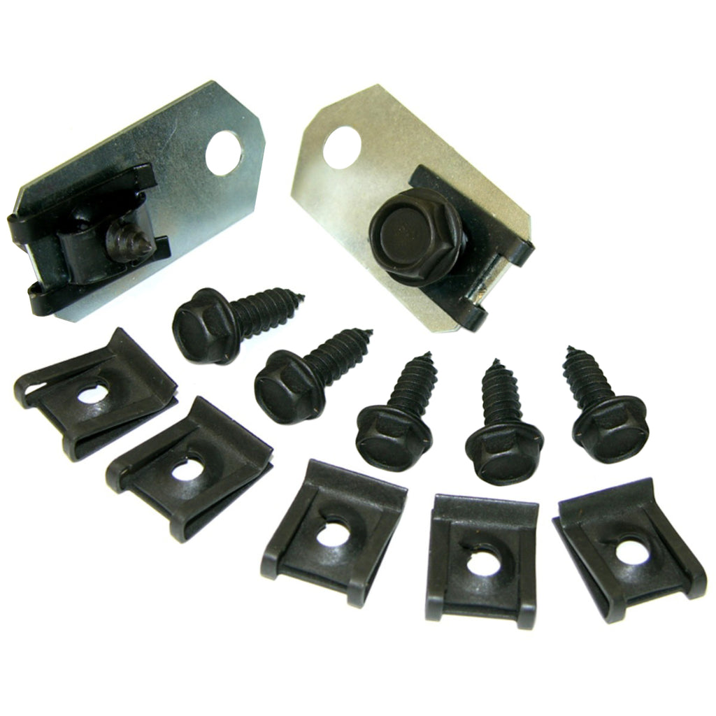 1969-70 Pontiac GTO 1969-72 Grand Prix Ram Air III & IV & AC Cars Lower Valence Air Dam Correct Hardware Kit 12pc