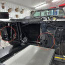 1968-72 Pontiac GTO Core Support To Frame Rail Seals With Push Clips 10pc