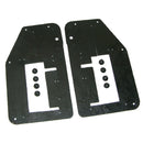 1968-72 Pontiac GTO Core Support To Frame Rail Seals With Push Clips 10pc