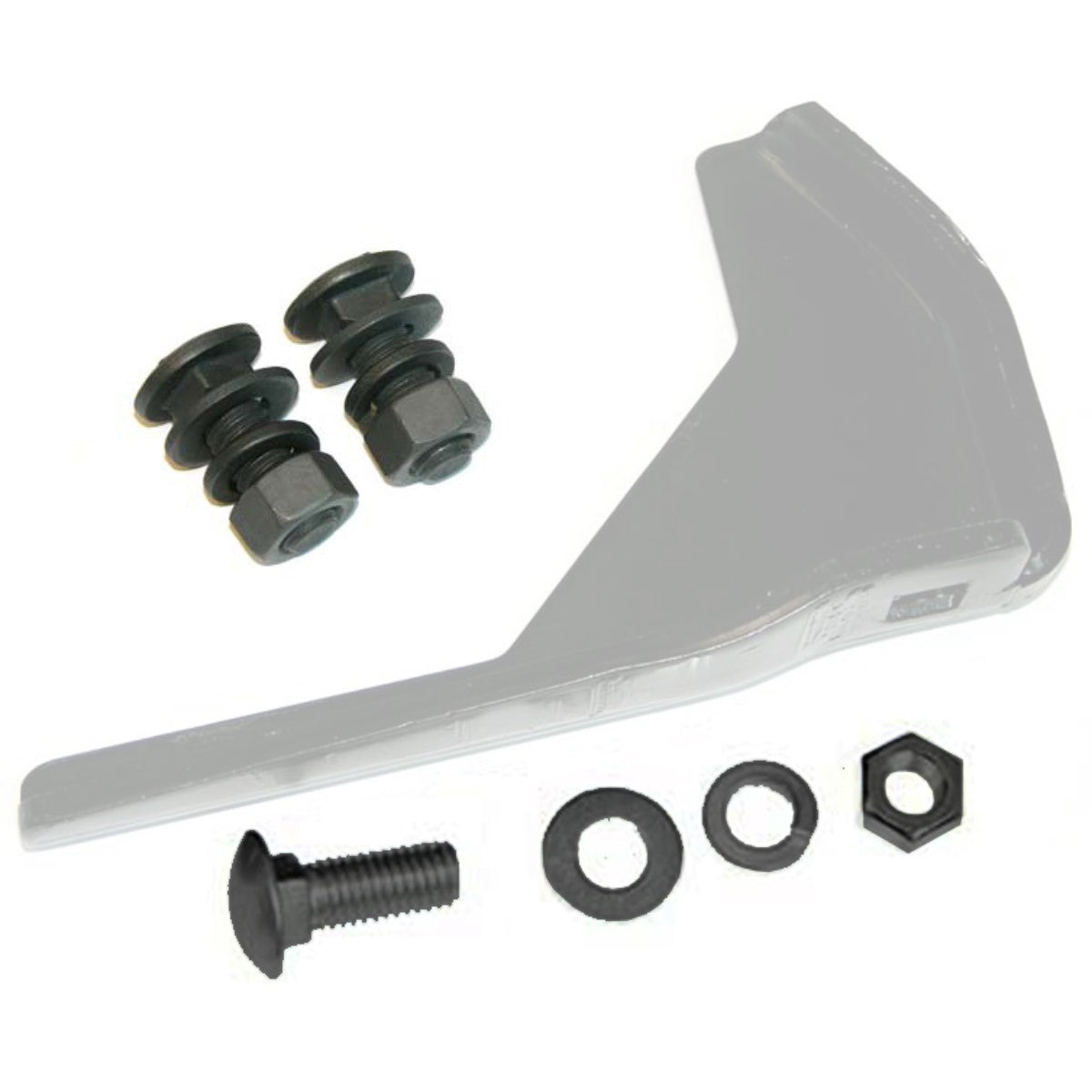 1968-69 GTO Nose To Lower Bumper & Lower Nose Support Bracket Hardware 8pc