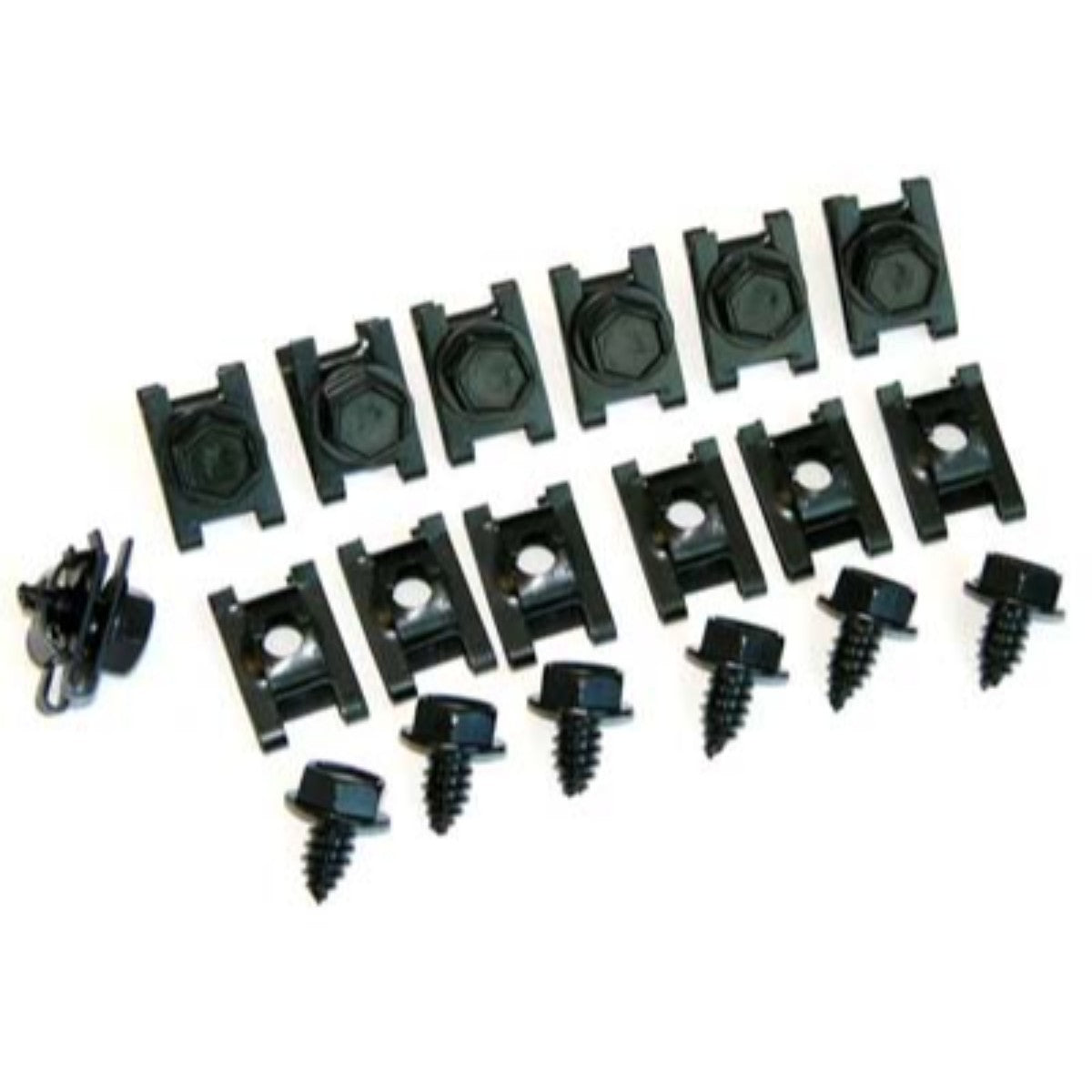 1968-69 GTO Front Valance Bolt Kit & Clip Nuts 26pc