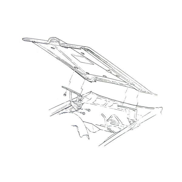 1968-72 GTO Hood Hinge Bolt Kit 8pc