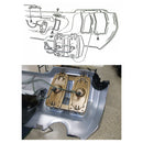 1970 Olds Cutlass Rear Bumper Tail Lights Mounting Kit 24pc, Does both sides - Tail Lights to The Rear Bumper