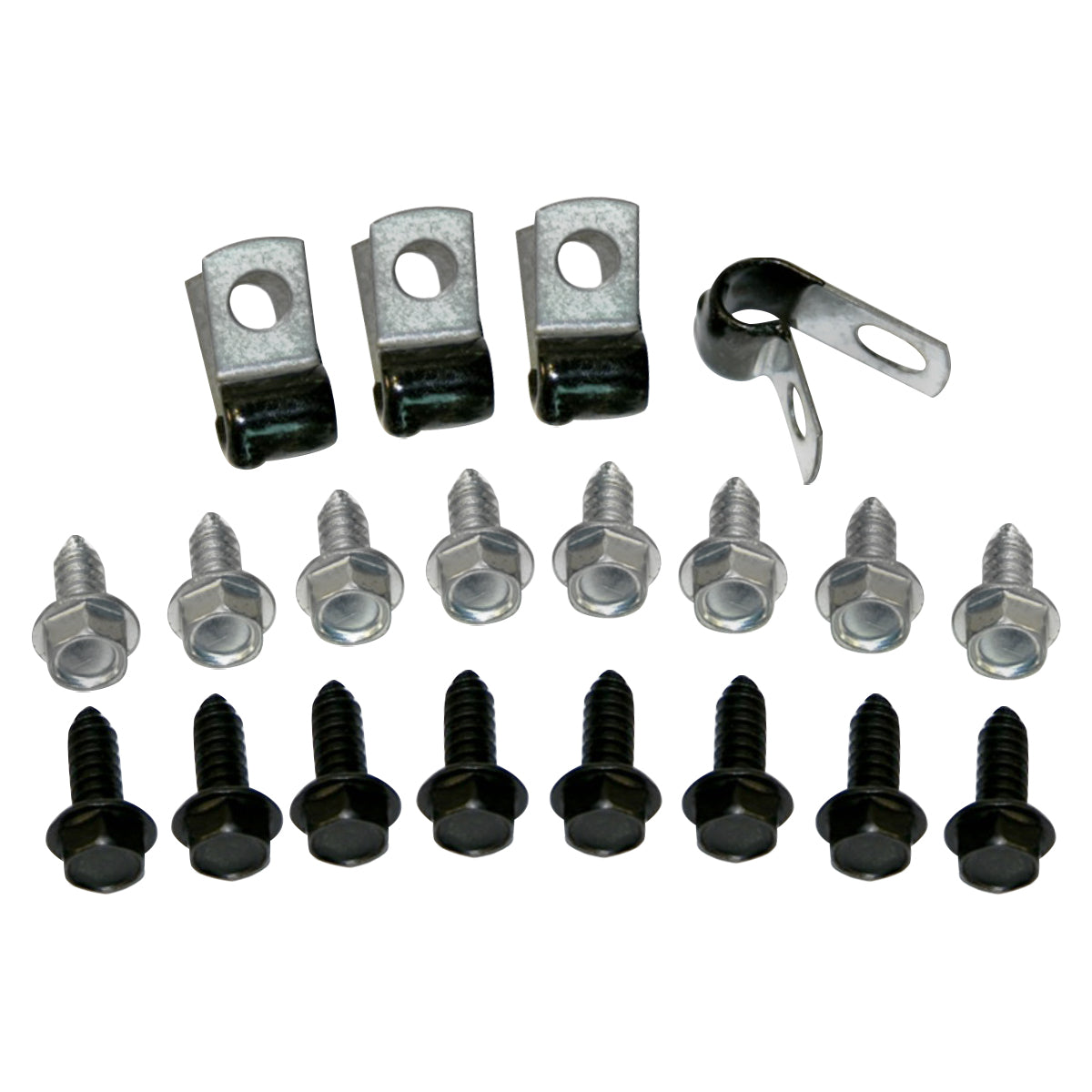 1971-72 Olds Cutlass Rear Bumper Tail Light Mounting Kit. 22pc
