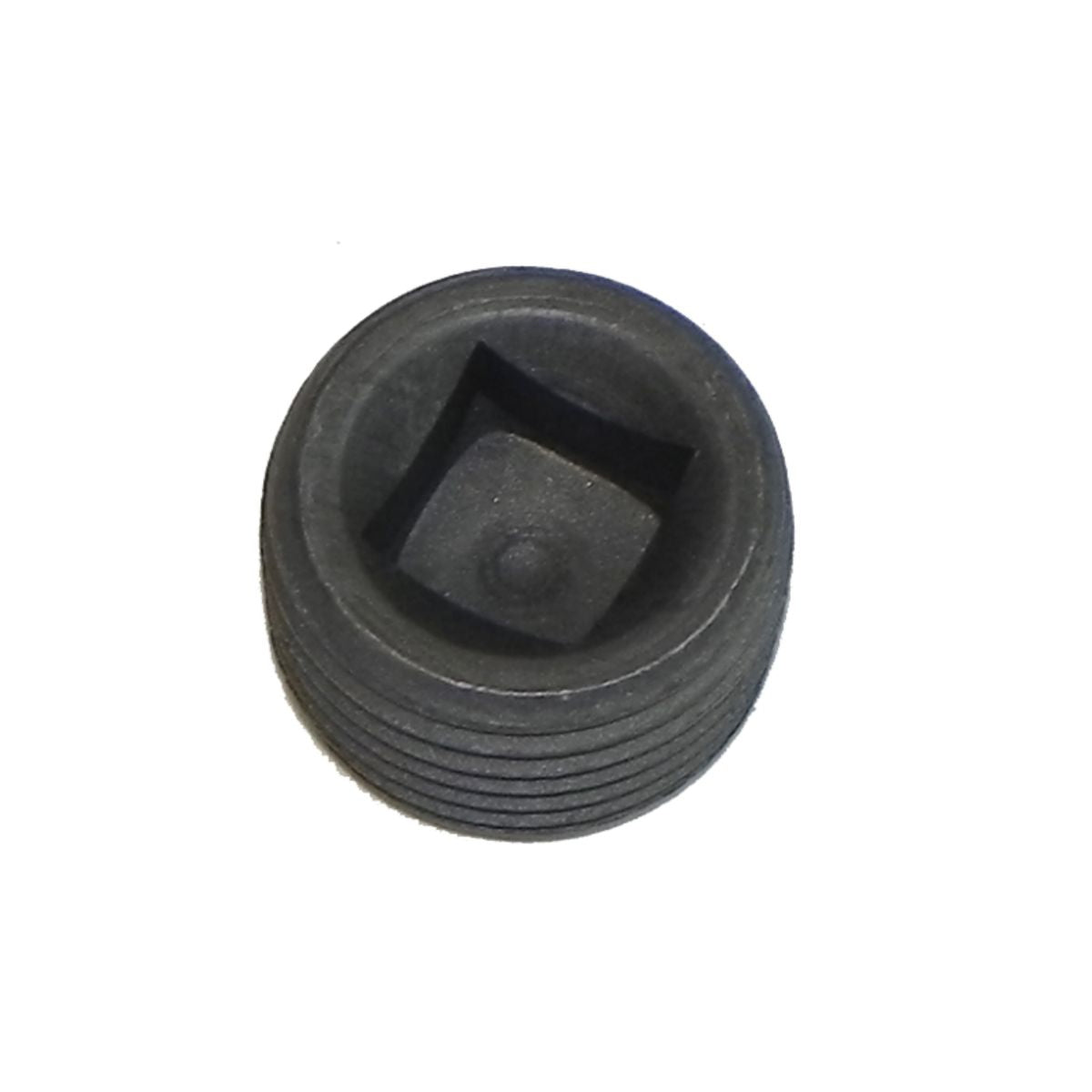 1968-72 Pontiac 4 Speed Intake Pipe Plug - Socket Square Indent, Black Phosphate 1pc