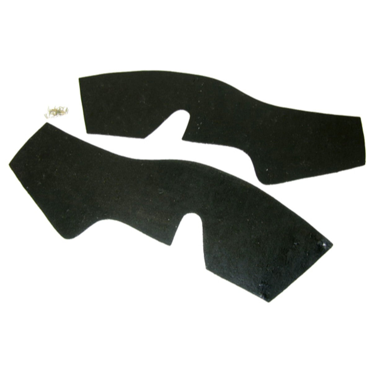 1968-72 Pontiac Lemans GTO Inner Fender Rear Splash Shields With Staples.