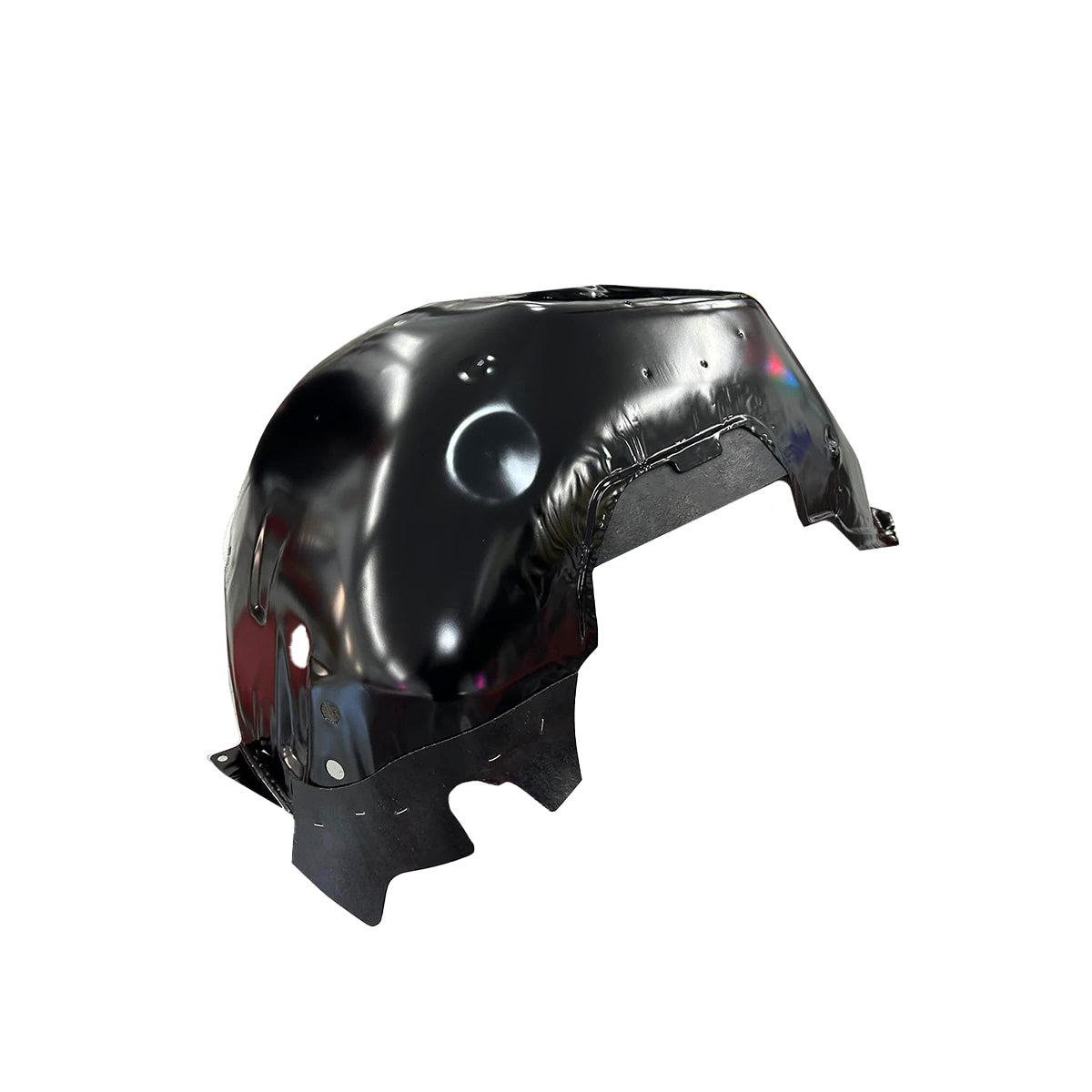 1968-72 Pontiac Lemans GTO Inner Fender Rear Splash Shields With Staples.