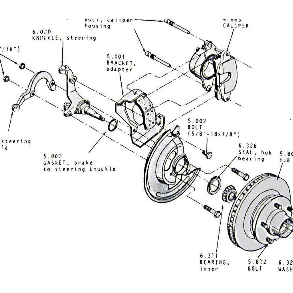 1969-72 GM A- & X-Body, 1969 F-Body Spindle to Backing Plate Seals, 2pc