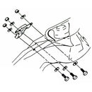 1967-72 Olds Cutlass Engine To Frame Mount Bolts 24pc Kit, Also 1979 Trans Am Olds 403 Engine