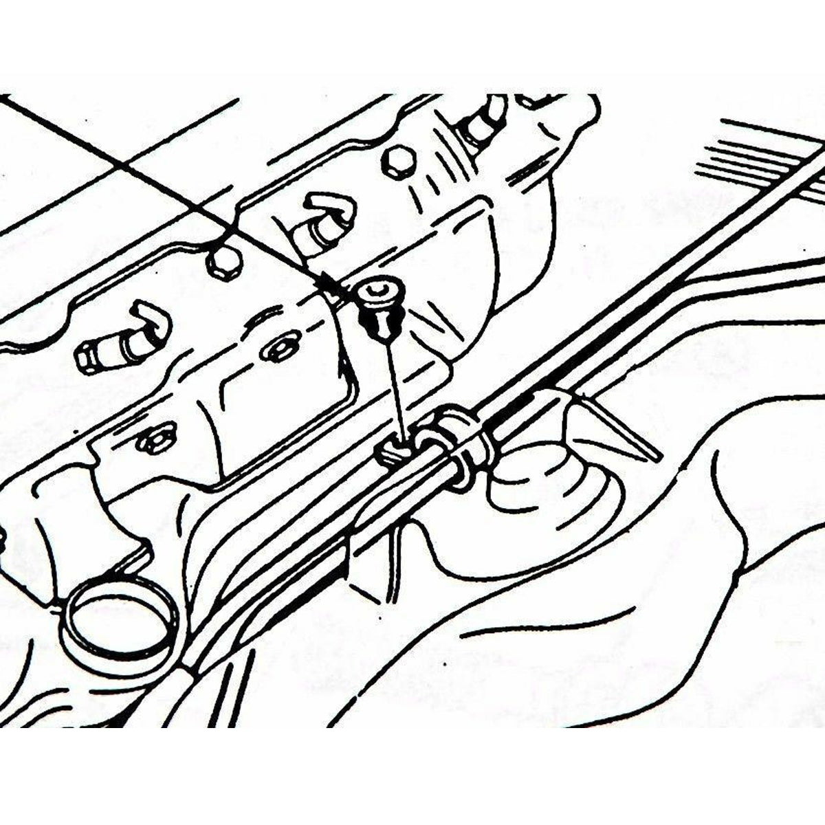1968-72 Olds Cutlass Trans Mounting Clip To Frame 2pc Kit