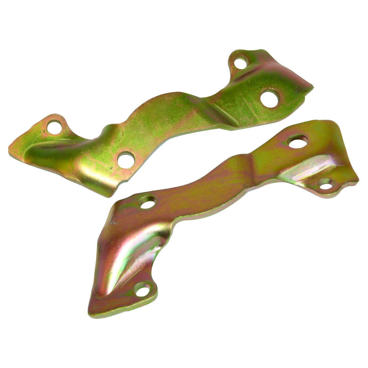 1967-68 GM 4 Piston Front Disc Brake Caliper Brackets 2pc A-F Body