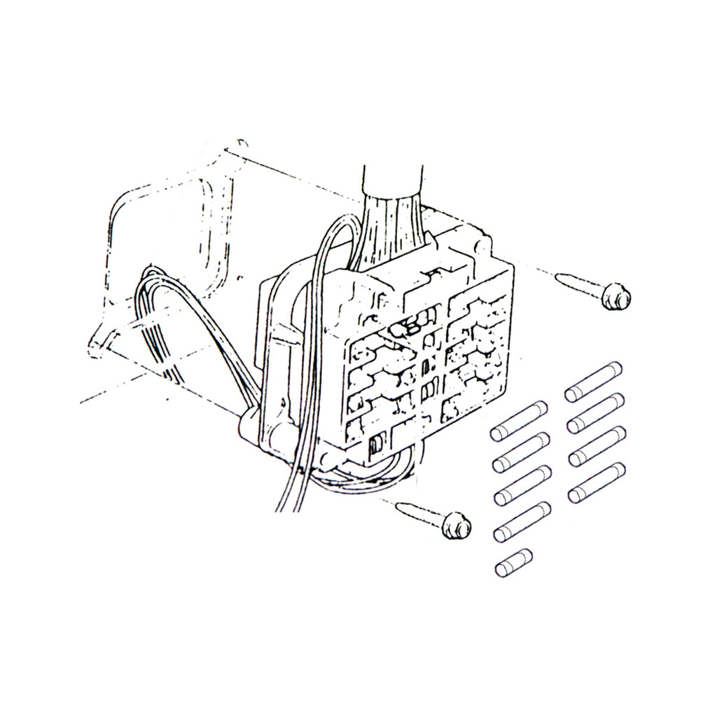 1968-72 GM A-Body Interior Fuse Kit Color Correct With Puller 10pc