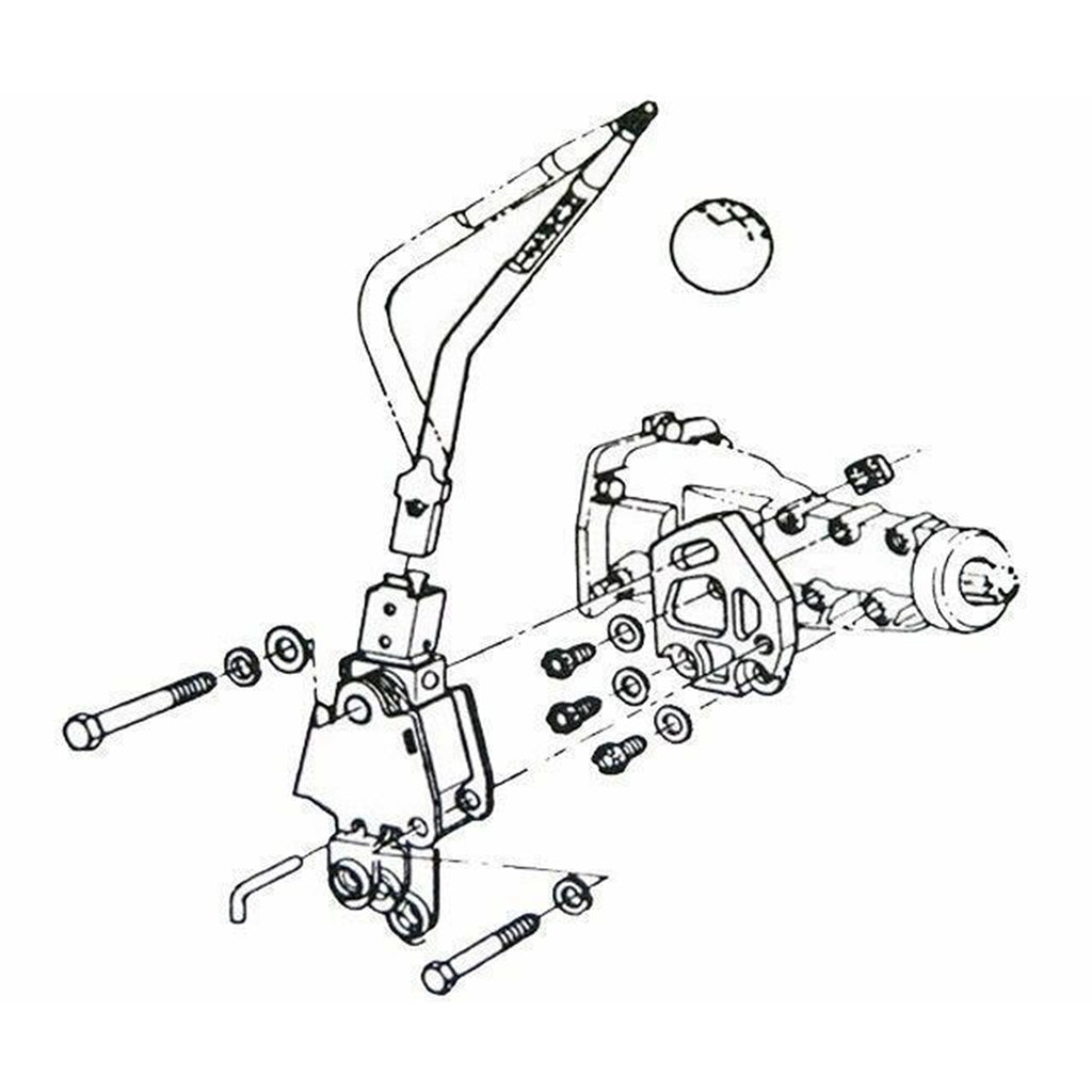 1967-69 GM A-Body 4 Speed Shifter Mounting Bracket To Trans Body Bolt Kit 6pc