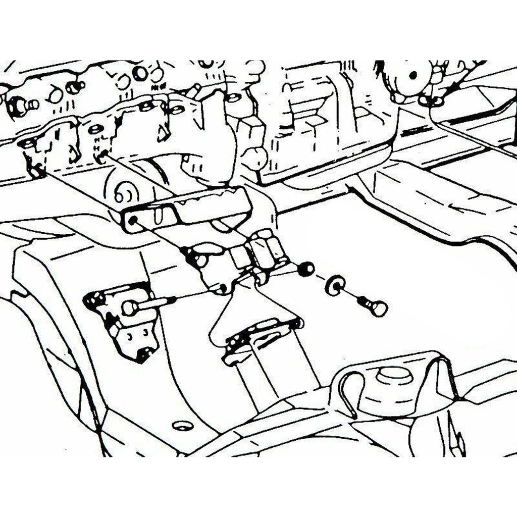 1964-72 All Oldsmobile Motor Mount To Frame Bracket Bolts 4pc, Also 1979 Trans Am Olds 403 Engine