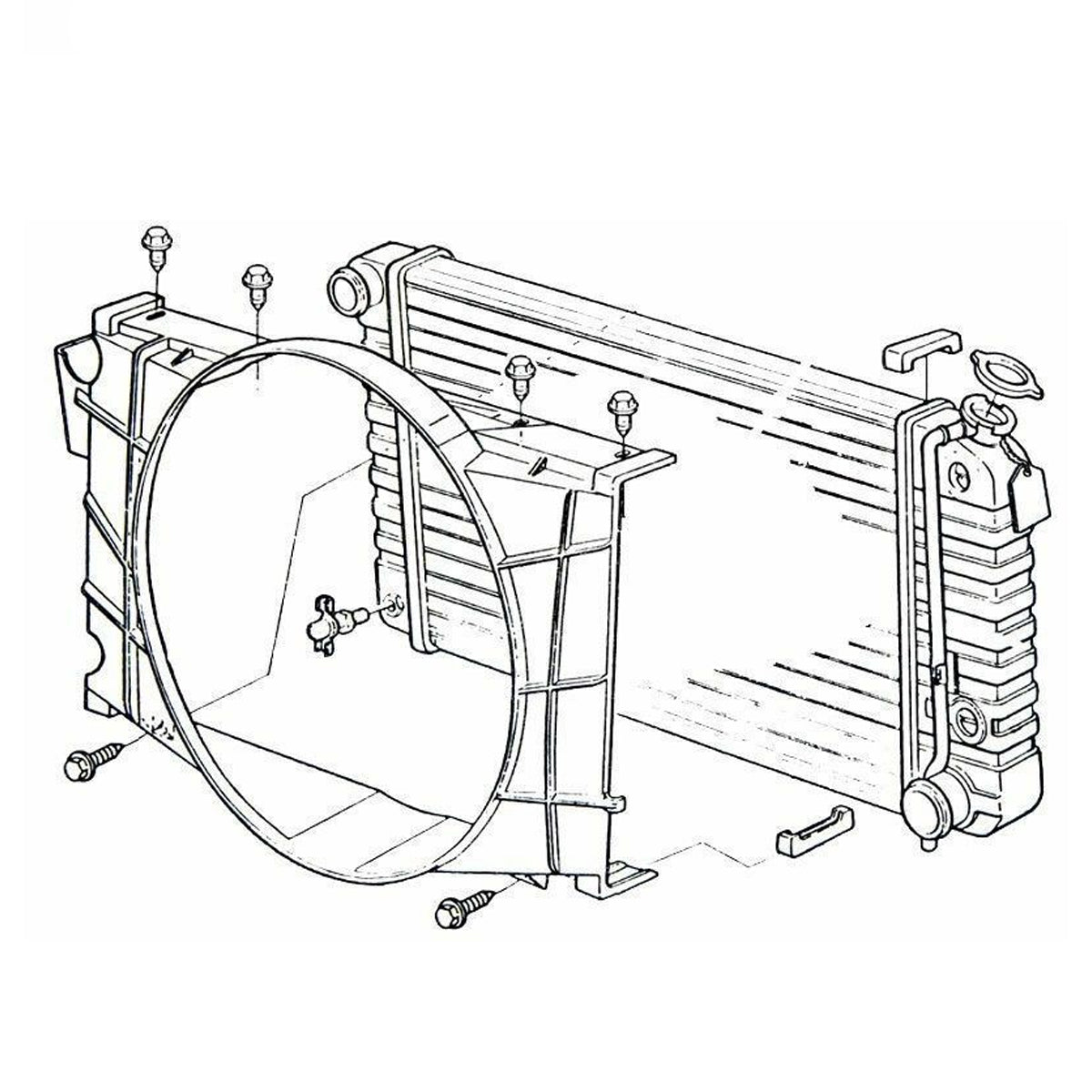 1964-79 GM Radiator Over Flow Hose - Factory Correct With Ribbed Hose 1pc