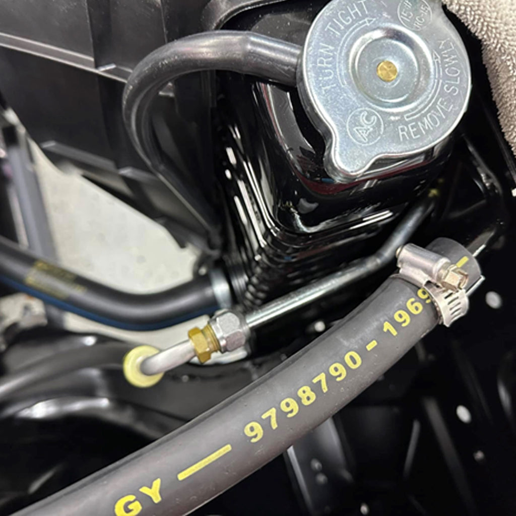 1964-79 GM Radiator Over Flow Hose - Factory Correct With Ribbed Hose 1pc