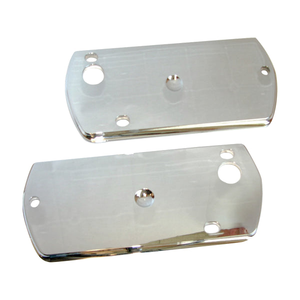 1970-72 GM A-Body Front Arm Rest Chrome Backing Plate R&L 2pc Kit