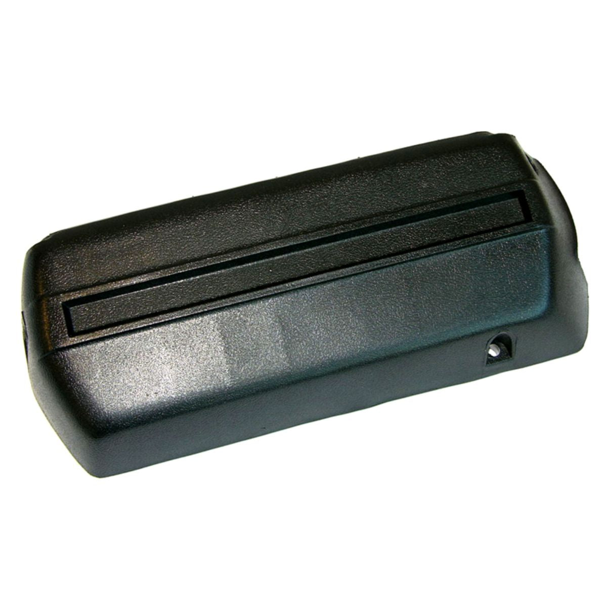 1968-72 Front Arm Rest Base Left Side Black Plastic 1pc