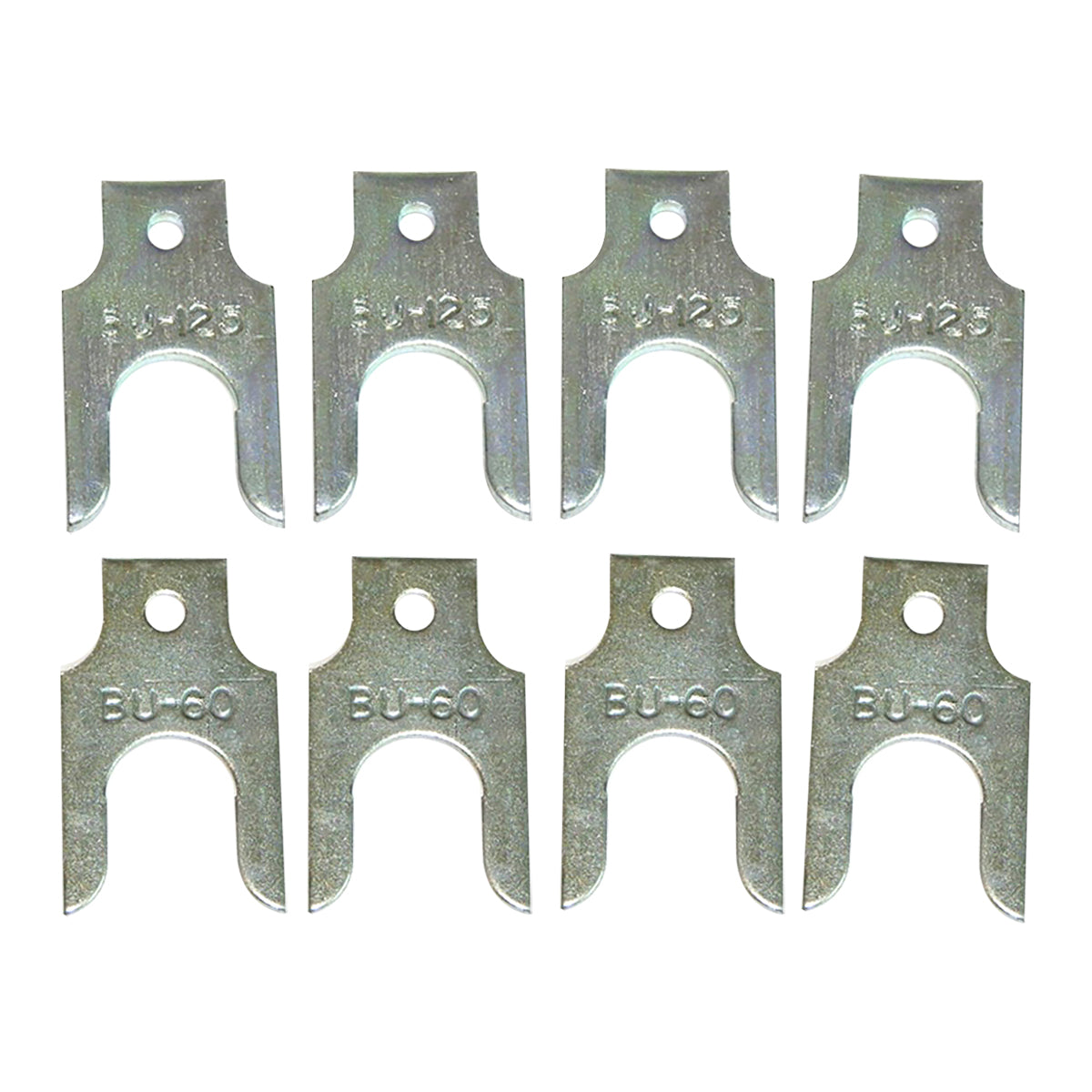 1964-77 GM Front Upper Cross Shaft Alignment Shims 8pc Kit 4 Thick, 4 Thin