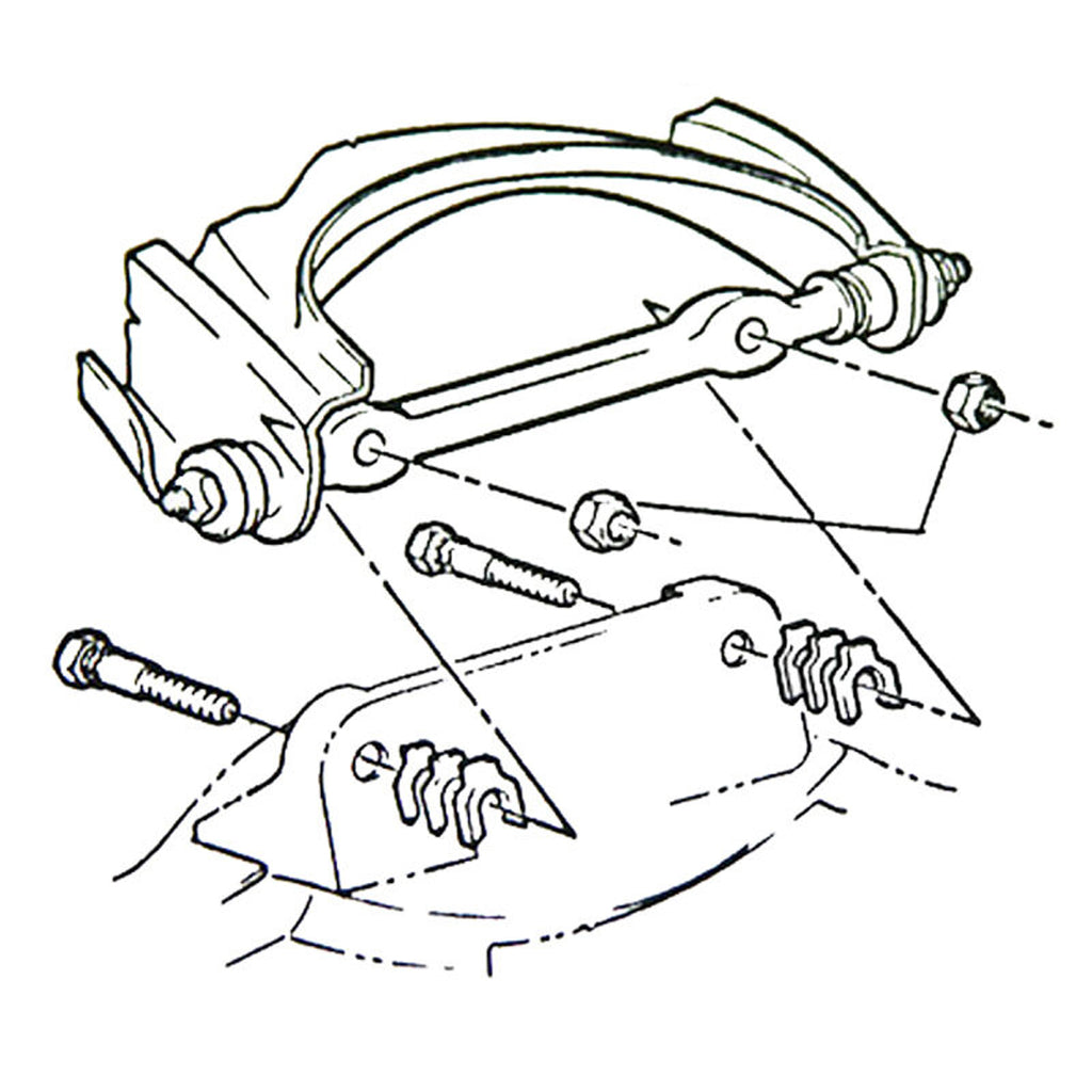 1964-77 GM Front Upper Cross Shaft Alignment Shims 8pc Kit 4 Thick, 4 Thin