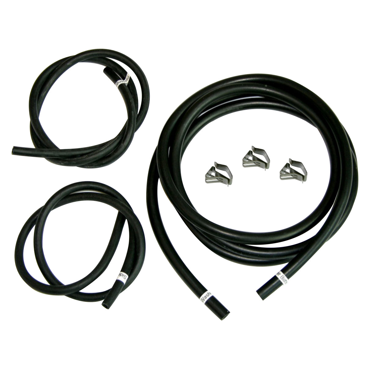 1968-72 Pontiac GTO Lemans Washer Hose Kit Large Hose Small Hose & Clips