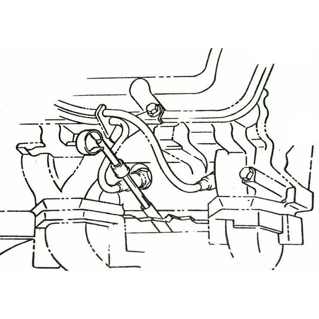1969-70 Pontiac, GTO, Firebird Spark Plug Wire Loom All V8 With No AC Passenger Front