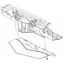 1969-72 Oldsmobile 442 Cutlass Radiator Air Deflector Hardware 6pc