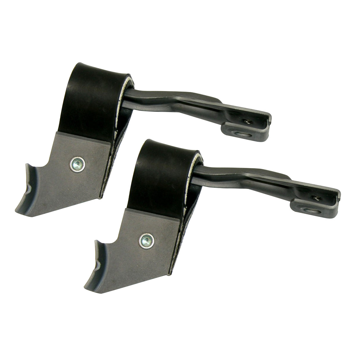 1970-72 Oldsmobile Cutlass W31 F85 Dual Exhaust Tail Pipe Hanger Non Cut Out Bumper or Trumpet Tip 2pc