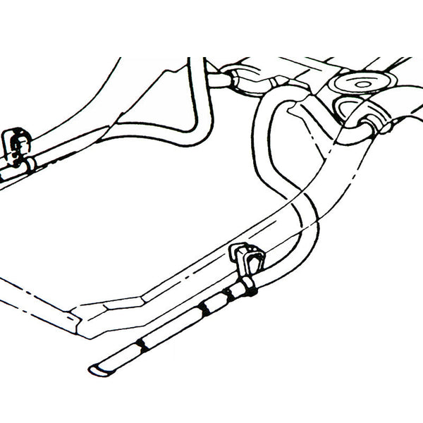 1964-67 Cutlass 442 With Dual Exhaust - Chambered Tail Pipe Hangers