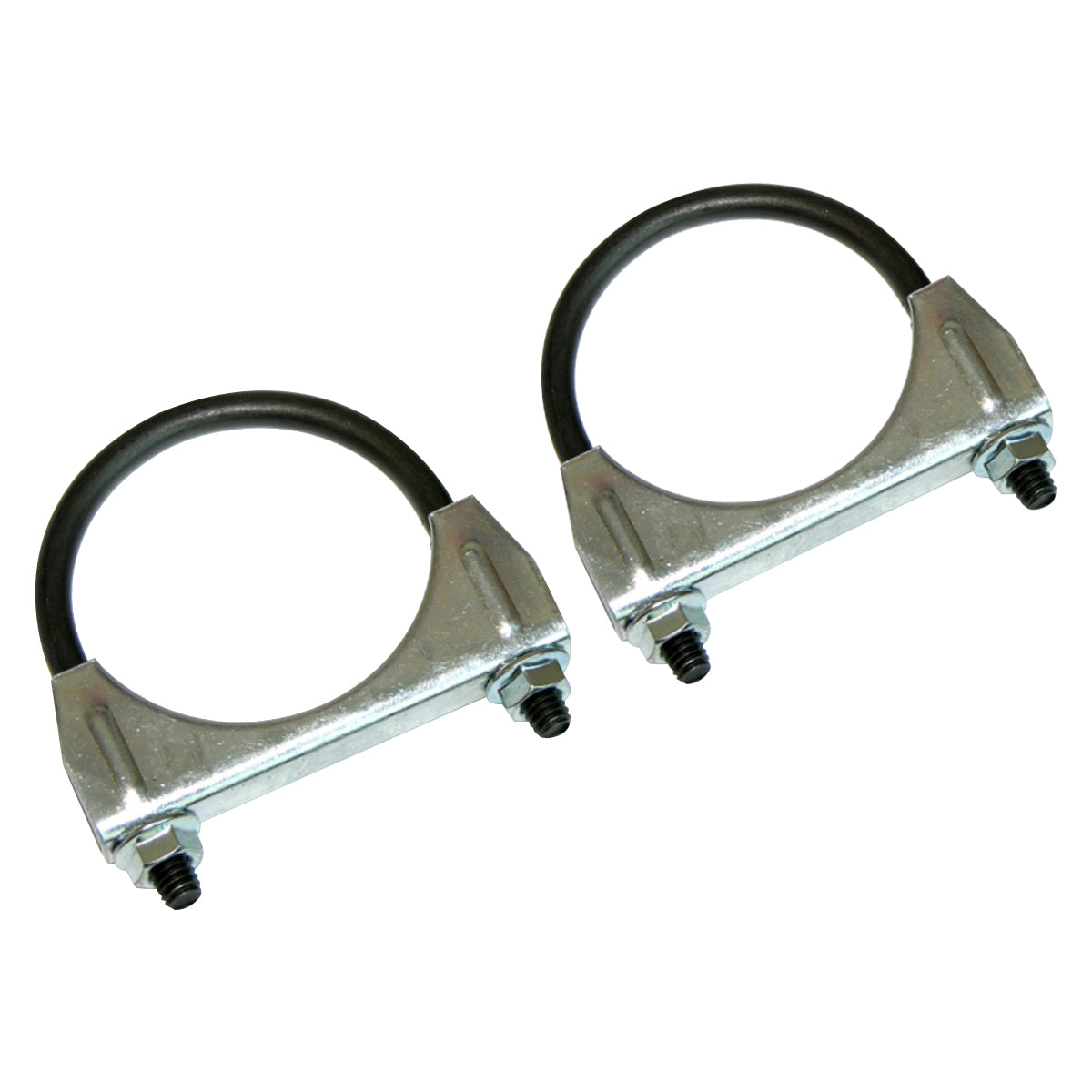 1964-77 GM Correct Muffler Clamps 2" With 5/16" U Bolt 2pc