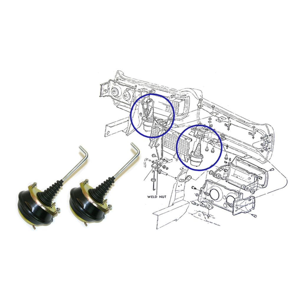 1968-69 Pontiac GTO Hideaway Actuator 1pc